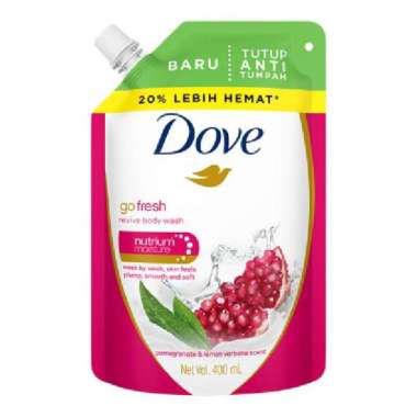 Promo Harga Dove Body Wash Go Fresh Revive 400 ml - Blibli