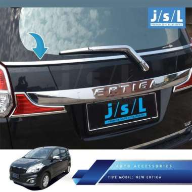 List Kaca Pintu Belakang Chrome JSL Suzuki Ertiga