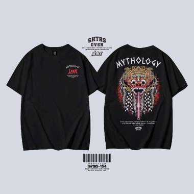 Kaos Vespa World Bali Mythology Leak Kaos DISTRO Pakaian Pria Hitam sablon M