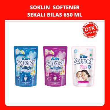 SOKLIN SOFTENER SEKALI BILAS PELEMBUT DAN PEWANGI PAKAIAN 650 ML fine