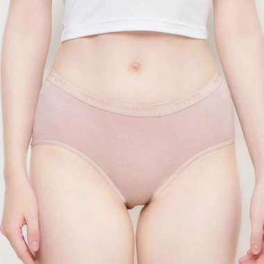 Sorella Panty Cotton 40'S Boxshort N20-73287 Maroon Brown L