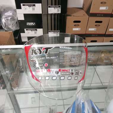 VISOR KYT GALAXY FLAT R CLEAR ORIGINAL
