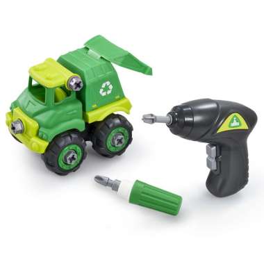 ELC Big City Build & Play Vehicle Series - Mainan Konstruksi Mobil Mobilan Anak Recycle Truck
