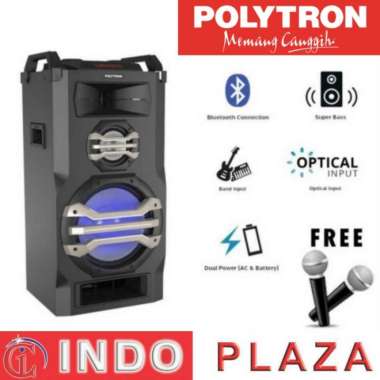 SPEAKER AKTIF BLUETOOTH PORTABLE POLYTRON PTS12K15 (KHUSUS MEDAN)