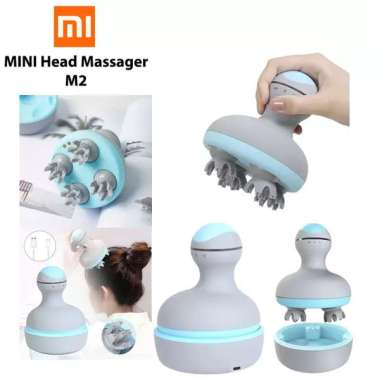 Original Xiaomi Youpin Mini Alat Pijat Kepala Elektrik Electric Multifungsi Terapi Pijet Pijit Kepal