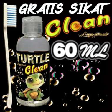 TURTLE CLEAN SABUN PEMBERSIH TEMPURUNG DAN KULIT KURA-KURA AIR BRAZIL TURTLES RES CST AST MONBI RAZO