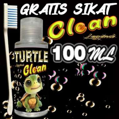 TURTLE CLEAN SABUN PEMBERSIH TEMPURUNG DAN KULIT KURA-KURA AIR BRAZIL TURTLES RES CST AST MONBI RAZO