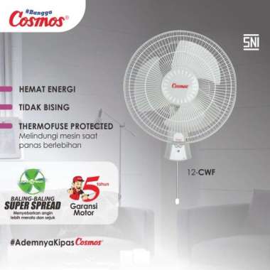KIPAS ANGIN COSMOS 12” 12 CWF 12CWF WALL FAN DINDING