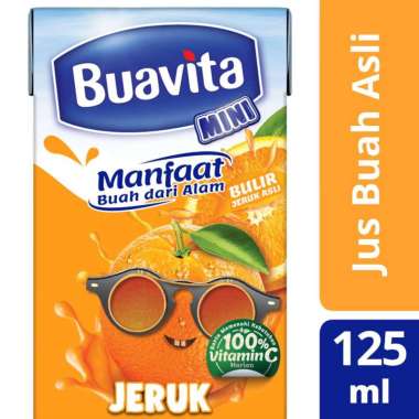Buavita apel / jeruk / jambu 125 ml jeruk