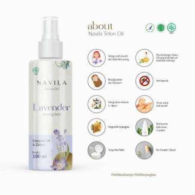 NAVILA Minyak Telon 100 ml - minyak telon Lavender