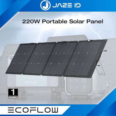 EcoFlow Solar Panel Bifacial Portable 220 Watt Compact Size 220W Outdoor Universal