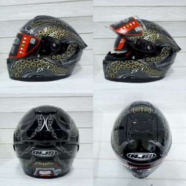 NJS ZX1 ZX-1 MOTIF KRAKEN (GURITA/OCTOPUS MONSTER) BLACK GOLD XL