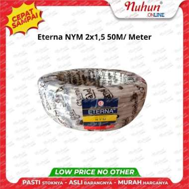 Eterna Kabel NYM 2x1,5 50M/ Meter