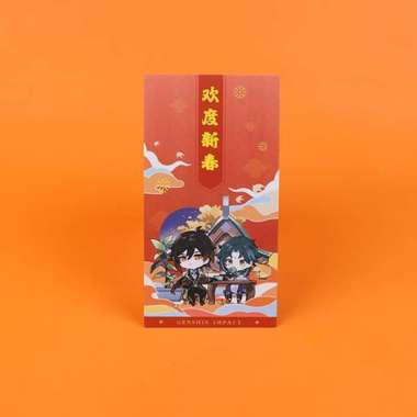Zhongli & Xiao Liyue Angpau Hongbao Chinese New Year - Genshin Impact