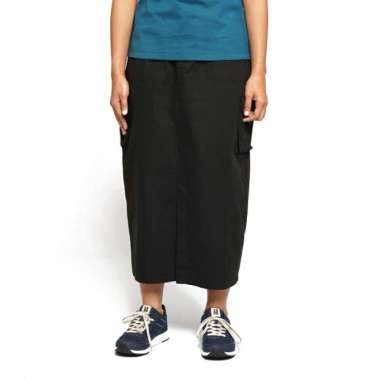 EIGER WS BREE MIDI SKIRT ROK - Black L Black
