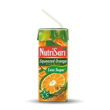 Nutrisari jeruk peras less sugar 200 ml
