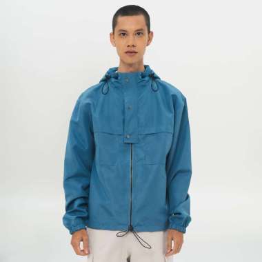 M231 Jaket Hoodie Taslan STAY DRY Biru 0772D L