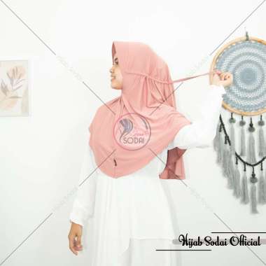 Jilbab Instan Serut Jokowi Jersey Ukuran M Tosca