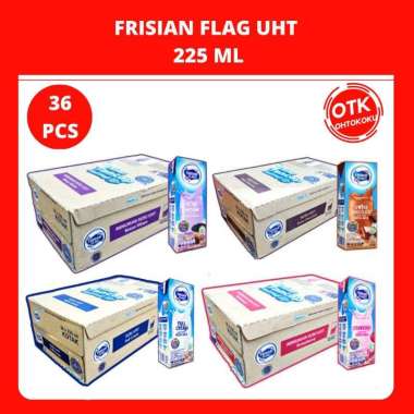 FRISIAN FLAG SUSU UHT 225 ML - 1 DUS Strawberry