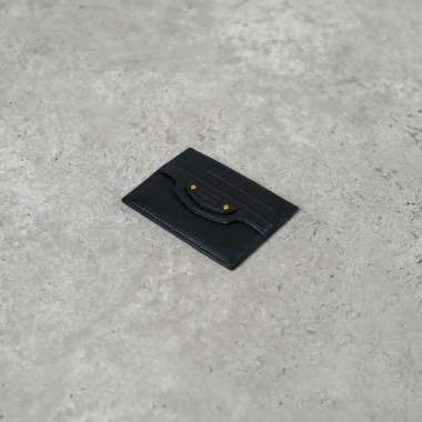 Dompet BALENCIAGA NEO CLASSIC GHW BLACK LEATHER CARD HOLDER 100% ORIGINAL 10X7CM