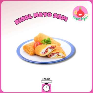 Sayur Segar - Risol Mayo Daging Frozen Box Isi 4 pcs / Risoles