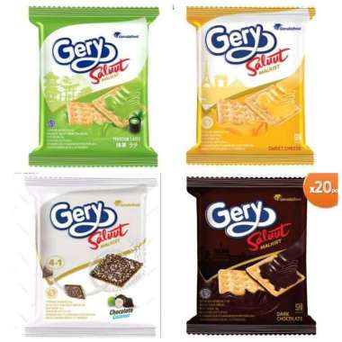 biskuit Gery salut malkist Coklat