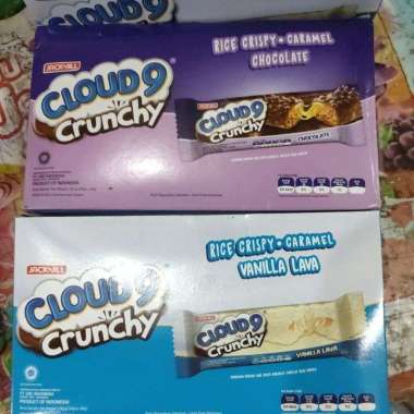 cloud9 cloud 9 chrunchy chocolate isi 24 pcs Coklat