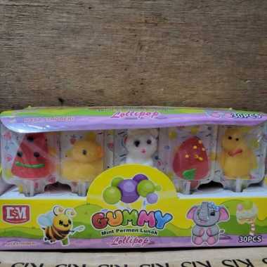 gummy mint permen lunak lollipop permen lunak gummy