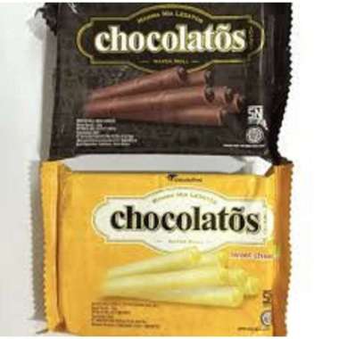 Gery Chocolatos Wafer roll rasa coklat dan keju 30gr Keju