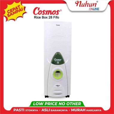 Rice Box Cosmos 28 Fifo Sarana Penyimpan Beras 28 Kg