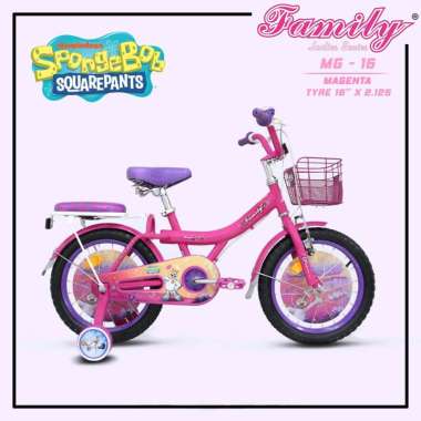 Sepeda Anak Family Mini 18 inch Magenta