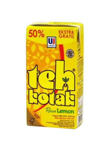 Teh kotak rasa lemon 200 ml