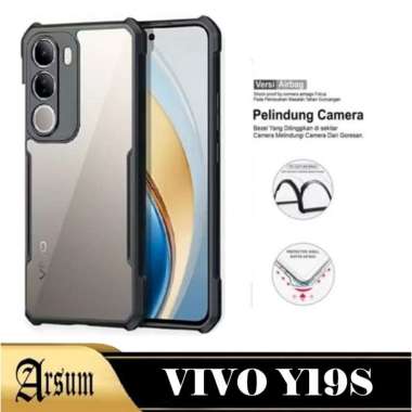 Casing Shockproof VIVO Y19S Silikon Ponsel Transparan Camera Protect VIVO Y19S