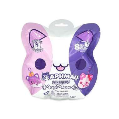 Mainan Aphmau MeeMeows Plush Clip-On