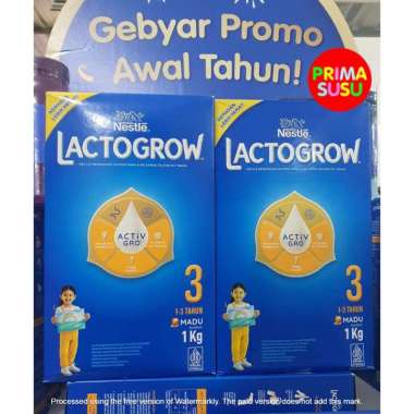Lactogrow 3 1000gr Vanila, Madu Vanila
