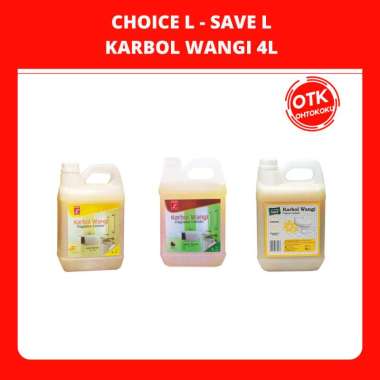 CHOICE L SAVE L KARBOL WANGI 4L JERYCAN lemon