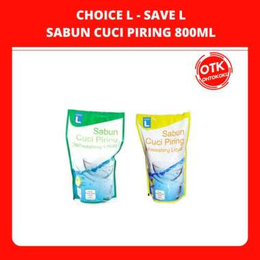 CHOICE L SAVE L SABUN PENCUCI PIRING 800 ML lemon