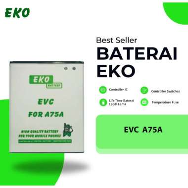 BATERAI EKO EVERCOSS A75A BERGARANSI