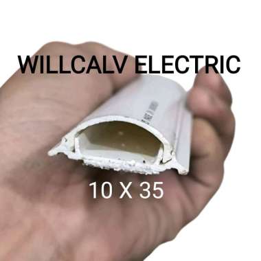 Nichi Niso Wiring Cable Duct lantai 10x35 panjang 1 meter / Kabel duct lantai 10x35