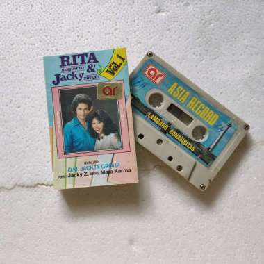 kaset pita dangdut RITA SUGIARTO dan JACKY ZIMAH vol 1