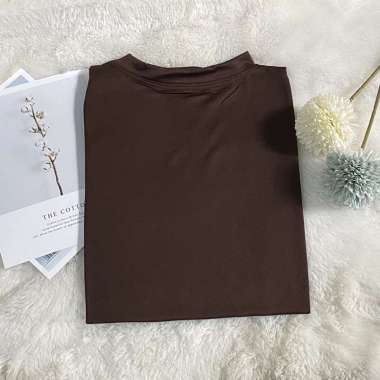 Hijabmood - Manset / Manset Wanita / Manset Hijab / Manset baju / Baju Daleman Spandex Dark Coklat