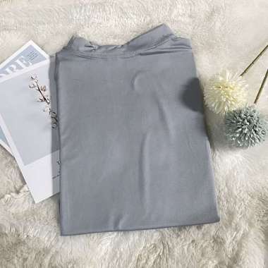 Hijabmood - Manset / Manset Wanita / Manset Hijab / Manset baju / Baju Daleman Spandex Light Grey
