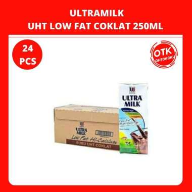 SUSU UHT ULTRA MILK LOW FAT 250 ml - 1 Dus Coklat