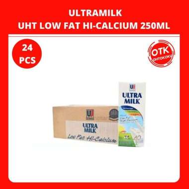 SUSU UHT ULTRA MILK LOW FAT 250 ml - 1 Dus Hi-Calcium