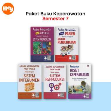 Buku Keperawatan Semester 7 | Sistem Reproduksi,Sistem Integumen,Pengantar Riset Keperawatan,Sistem
