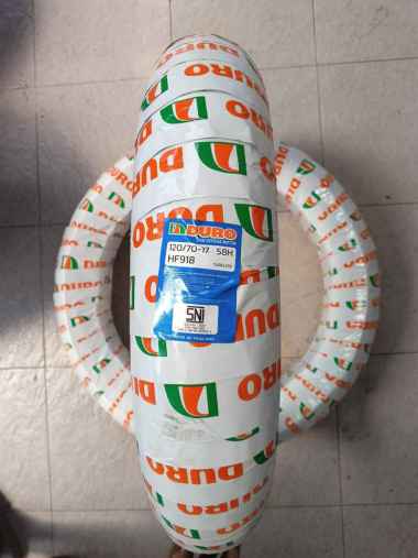 ( HF918 ) BAN LUAR DURO 120 / 70 - 17 Ban Motor Sport TUBELESS FREE PENTIL BARU