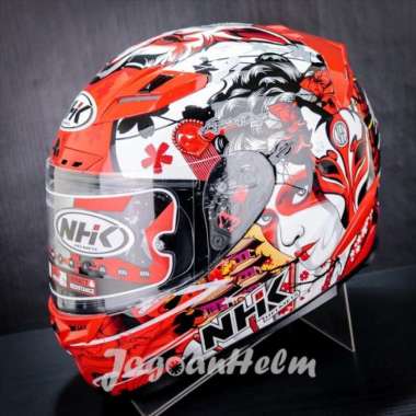NHK HELM RX9 GEISHA | BLACK RED | RX-9 DOUBLE VISOR M