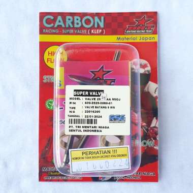 KLEP 2924 BATANG 5 MM CARBON HEAD BRT MIO J GT SOUL GT FINO XRIDE 115