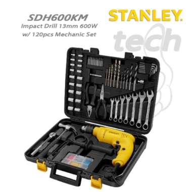 Mesin Bor Listrik Tembok Beton Impact Drill Stanley SDH600KM SDH 600 KM