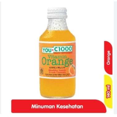 You C 1000 Orange 140 ML - You C Botol Beling 1 Dus